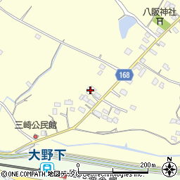 熊本県玉名市岱明町三崎374周辺の地図
