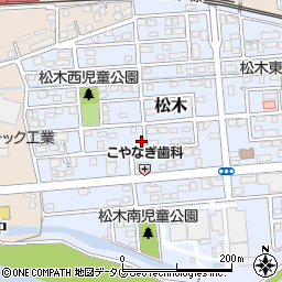 熊本県玉名市松木28-2周辺の地図