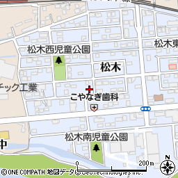 熊本県玉名市松木28-14周辺の地図