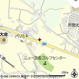 熊本県玉名市大倉1411-3周辺の地図