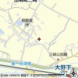 熊本県玉名市岱明町三崎492-3周辺の地図