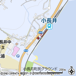小長井自動車周辺の地図