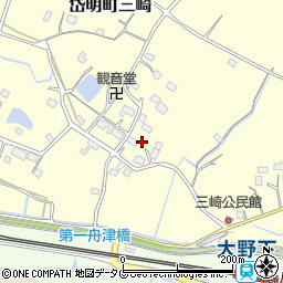 熊本県玉名市岱明町三崎666-1周辺の地図