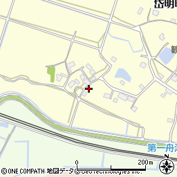 熊本県玉名市岱明町三崎773周辺の地図