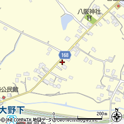熊本県玉名市岱明町三崎270周辺の地図