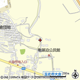 熊本県玉名市大倉695周辺の地図