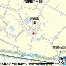 熊本県玉名市岱明町三崎631周辺の地図