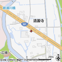 熊本県玉名郡長洲町清源寺713周辺の地図