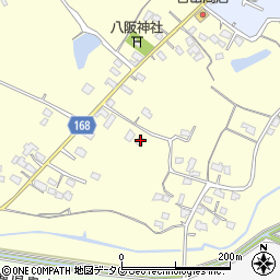 熊本県玉名市岱明町三崎261周辺の地図