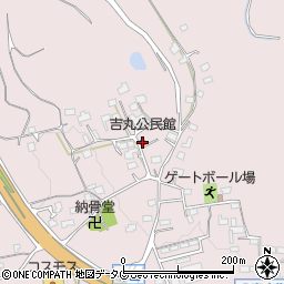 吉丸公民館周辺の地図