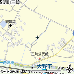 熊本県玉名市岱明町三崎485周辺の地図