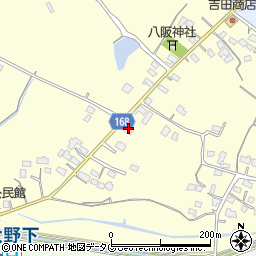 熊本県玉名市岱明町三崎265周辺の地図