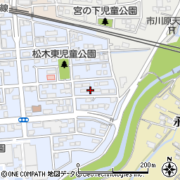 熊本県玉名市松木4-7周辺の地図