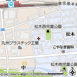 熊本県玉名市松木38-14周辺の地図