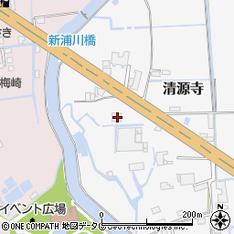 熊本県玉名郡長洲町清源寺738-1周辺の地図