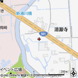 熊本県玉名郡長洲町清源寺738周辺の地図