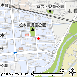 熊本県玉名市松木4-4周辺の地図