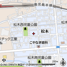 熊本県玉名市松木29-3周辺の地図