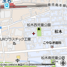 熊本県玉名市松木38-3周辺の地図