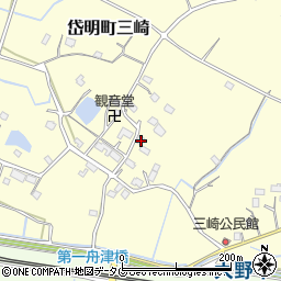 熊本県玉名市岱明町三崎665周辺の地図