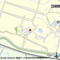 熊本県玉名市岱明町三崎763周辺の地図