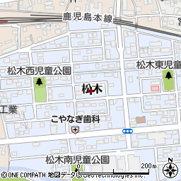 熊本県玉名市松木25周辺の地図