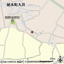 熊本県熊本市北区植木町大井313周辺の地図