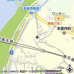 熊本県玉名市大倉1621周辺の地図