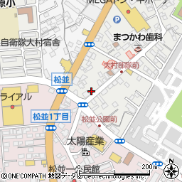 長崎県大村市西大村本町204周辺の地図