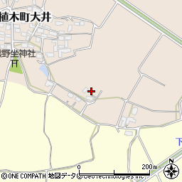 熊本県熊本市北区植木町大井307周辺の地図