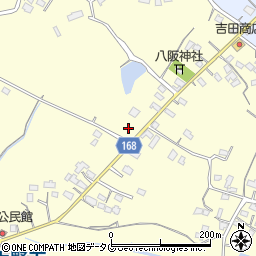 熊本県玉名市岱明町三崎383周辺の地図