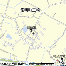 熊本県玉名市岱明町三崎637周辺の地図