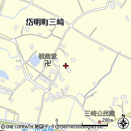 熊本県玉名市岱明町三崎662周辺の地図