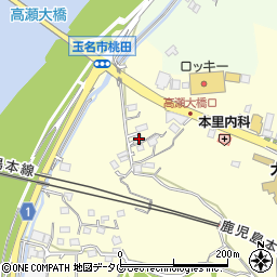熊本県玉名市大倉1599周辺の地図