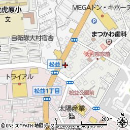 長崎県大村市西大村本町194周辺の地図