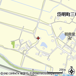 熊本県玉名市岱明町三崎825周辺の地図