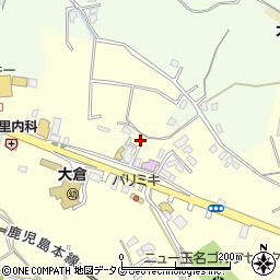 熊本県玉名市大倉1407-1周辺の地図