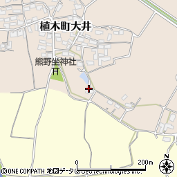 熊本県熊本市北区植木町大井370周辺の地図