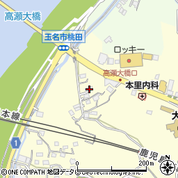 熊本県玉名市大倉1592周辺の地図
