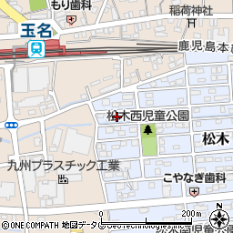 熊本県玉名市松木36周辺の地図
