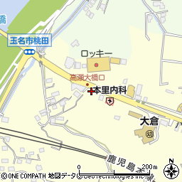 熊本県玉名市大倉1570周辺の地図