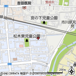 熊本県玉名市松木2周辺の地図