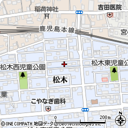 熊本県玉名市松木23周辺の地図