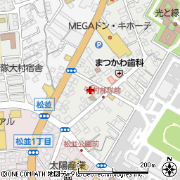 長崎県大村市西大村本町212周辺の地図