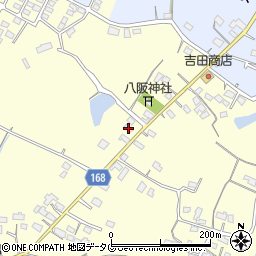 熊本県玉名市岱明町三崎403周辺の地図