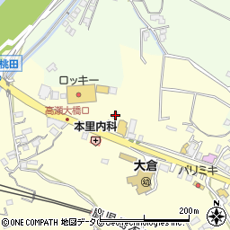 熊本県玉名市大倉1574周辺の地図