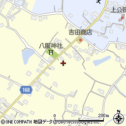 熊本県玉名市岱明町三崎237周辺の地図