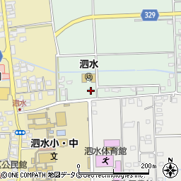 熊本県菊池市泗水町吉富1585周辺の地図