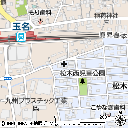 熊本県玉名市松木35周辺の地図