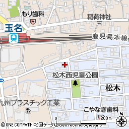 熊本県玉名市松木35-1周辺の地図
